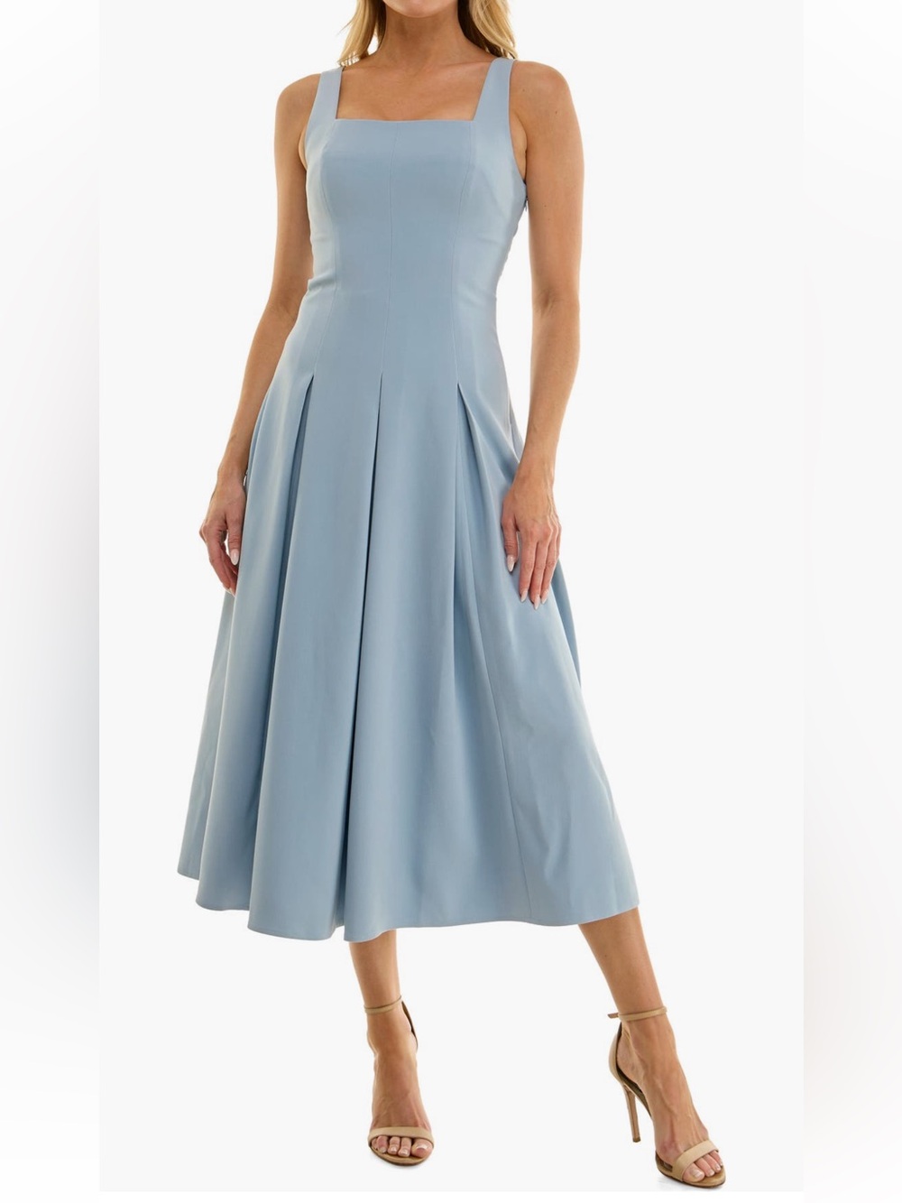 Socialite Light Blue Midi Dress